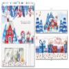 ZipGifts Holiday Card | Zip-Open Money Holder w/Clear Plastic Window for Cash, Check, & Gift Card (Warm & Cozy) view 1