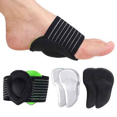 STHHLZ Arch Support Pads for Flat Feet Set-Foot Arch Support Sleeves Compression Fasciitis Cushioned Arch Support Sleeves (L Men's 7-11)