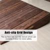 14inch/7inch/4inch Rise Threshold Ramp,Portable Lightweight Wood Access Ramps for Curb,Driveway,Garage Door,Stair,Shed (Size : 60x50x10cm) view 4