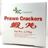 KC Commerce Uncooked Prawn Crackers, 5 LB Family Size, Crispy and Delicious Shrimp Chips for Party Appetizers and Snacks, Cook and Serve, Multi Color view 2