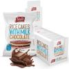 Lieber's Milk Chocolate Rice Cakes, Snack Pack, Gift Pack, Kosher Certified Dairy, Gluten Free Total of 24 Cakes (Milk Chocolate) view 1