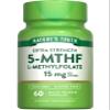Nature's Truth L Methylfolate 15mg | 60 Capsules | Non-GMO & Gluten Free Supplement | Extra Strength view 1