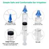 6Pcs Ear Wax Removal Irrigation Syringe Tool Kit with Ear Syringe Replacement Tips Nozzle, Ear Cleaning Kit for Earwax Remover, Ear Cleaner Wash Water Flushing System view 2