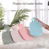 1 Liter Mini hot Water Bottle,Smooth Flat Surface,Warm Water,Warm Waist,Warm Belly,a hot Water Bottle for Pain Relief. (Color : Beige) view 2