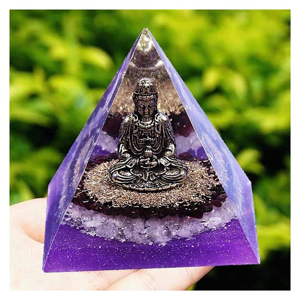 TYQXSH Energy Generator Orgone Pyramid Crystal Quartz Chakra Reiki Meditation