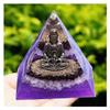 TYQXSH Energy Generator Orgone Pyramid Crystal Quartz Chakra Reiki Meditation view 1