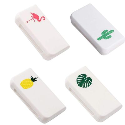 4 Pcs Daily Pill Box Case Waterproof Medicine Organizer Vitamin Holder Mini Pill Medicine Container for Travel Use