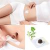 Bubchen Mugwort Belly Patch,30Pcs Natural Wormwood Essence and 30Pcs Belly Sticker, Moxa Hot Moxibustion Navel Wormwood Sticker view 1