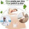 Bubchen Mugwort Belly Patch,30Pcs Natural Wormwood Essence and 30Pcs Belly Sticker, Moxa Hot Moxibustion Navel Wormwood Sticker view 2