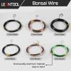 LEONTOOL Bonsai Tool Kit - Aluminum Wire (1mm, 1.5mm, 2mm) - Black - 10M Rolls - Kit Includes Wire Cutter, Mesh Pads - Part Number: 15GD919 view 2
