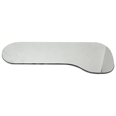 1Pcs/Set Two Sided Pofessional Dental Occlusal Photographic Mouth Mirror Rhodium Dental Plated Glass Intraoral Photo Reflector Stainless Steel Photo Mirror Orthodontic Implant Mirror, (E)