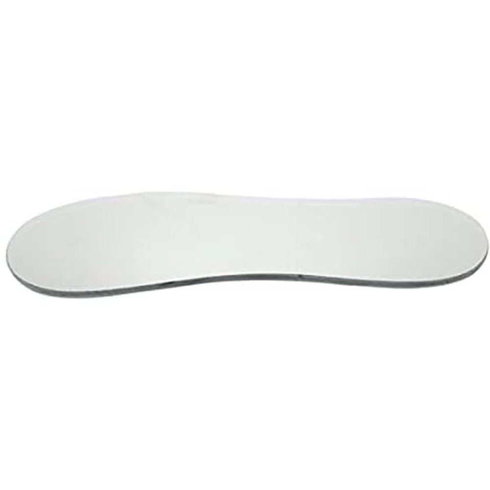 1Pcs/Set Two Sided Pofessional Dental Occlusal Photographic Mouth Mirror Rhodium Dental Plated Glass Intraoral Photo Reflector Stainless Steel Photo Mirror Orthodontic Implant Mirror, (A)