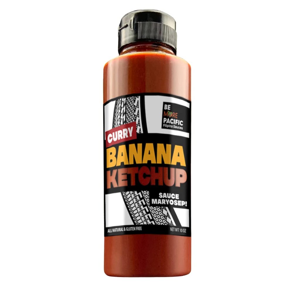 Curry Spicy Banana Ketchup Hot Sauce - Be More Pacific Filipino Sauces [3pack, 10 oz. per bottle]