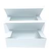 CakeSupplyShop Celebrations Set of 10-1/2 lb. Gloss Candy Glossy White Wedding Party Favor Boxes 5.5" x 2.75" x 1.75" view 1