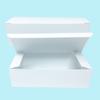 CakeSupplyShop Celebrations Set of 10-1/2 lb. Gloss Candy Glossy White Wedding Party Favor Boxes 5.5" x 2.75" x 1.75" view 2