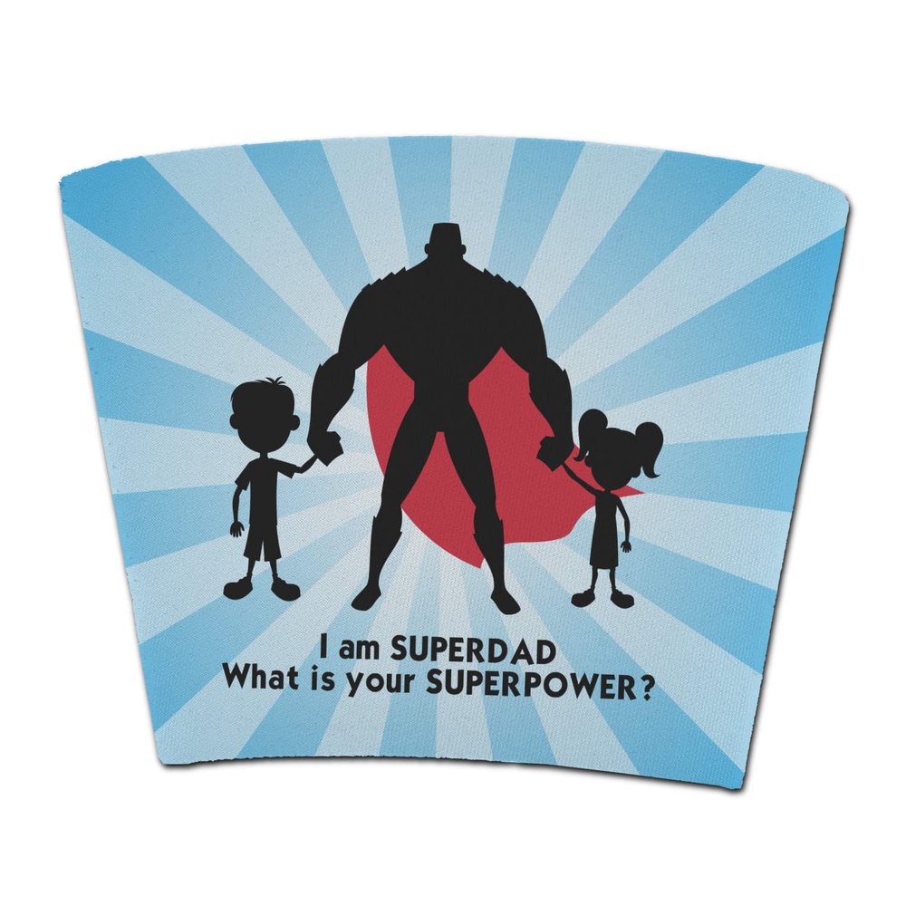 Personalized Super Dad Party Cup Sleeve - without bottom