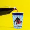 Personalized Super Dad Party Cup Sleeve - without bottom view 3