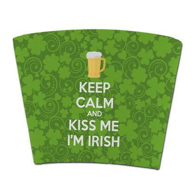 Personalized Kiss Me I'm Irish Party Cup Sleeve - without bottom