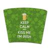 Personalized Kiss Me I'm Irish Party Cup Sleeve - without bottom view 1