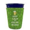 Personalized Kiss Me I'm Irish Party Cup Sleeve - without bottom view 2