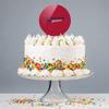 Acrylic U of Richmond Secondary Logo Cake Topper Party Decoration for Wedding Anniversary Birthday Graduation view 4