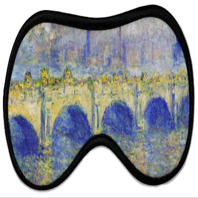 YouCustomizeIt Waterloo Bridge by Claude Monet Sleeping Eye Masks - Large