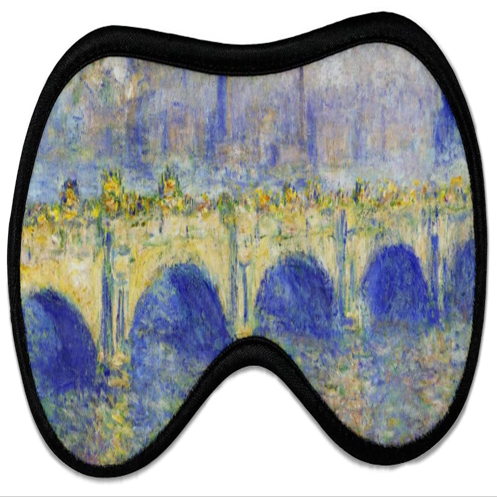 YouCustomizeIt Waterloo Bridge by Claude Monet Sleeping Eye Masks - Large