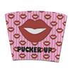 Personalized Lips (Pucker Up) Party Cup Sleeve - without bottom view 1