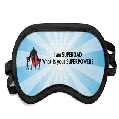 YouCustomizeIt Personalized Super Dad Sleeping Eye Mask - Small