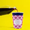 Personalized Love You Mom Party Cup Sleeve - without bottom view 3