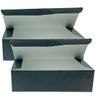 CakeSupplyShop Celebrations Set of 10-1LB Large Gloss Candy Glossy Black Wedding Party Favor Boxes 7" X 3-3/8" X 2" view 1