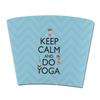 Keep Calm & Do Yoga Party Cup Sleeve - without bottom view 1