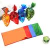 GAKA Blue Clear Treat Bags,Candy Plastic Cellophane Bags with Ties,Pack of 50(6 x 9 inches) view 3