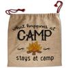 Camping Sayings & Quotes (Color) Santa Sack - Front view 1