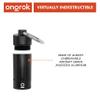 ONGROK Premium Mini Storage Tube, Keychain, Pocket-Sized, Airtight, Aluminum Metal Holder and Case (Black) view 4