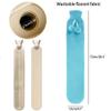 (2L,72 cm) Long Hot Water Bottle with Soft Plush Cover,Bed Warm Waist Warm Back Hot Water Bottle The Cosiest Companion to Snuggle up to on a Winter's Night (Color : Blue) view 4