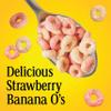 Strawberry Banana Cheerios, Heart Healthy Gluten Free Breakfast Cereal, Made with Whole Grain Oats, Large Size, 14.9 oz view 3