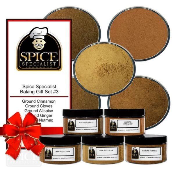 Baking Spices Kit #3 - KOSHER - Seasoning Spice Gift Sets - 5 Spice Set