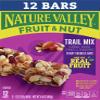 Nature Valley Chewy Fruit and Nut Granola Bars, Trail Mix Snack Bars, 12 ct, 14.4 OZ view 4