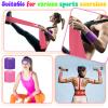 3 Rolls Pre Wrap Tape 2.75 Inch x 90 Yards Athletic Foam Underwrap Sports Pre Headbands for Hair Ankle Wrists Knees Sports(Purple, Pink, Rose Red) view 4