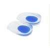 2 Pairs Gel Heel Cups, L Red+Blue Silicone Heel Protectors Heel Cup Pads for Plantar Fasciitis, Heel Spur & Achilles Pain, Gel Heel Cups and Cushions Absorbing Support view 3