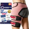Dr. Arthritis Doctor Developed Hip Support Brace - Hip Support For Men & Women With Doctor Handbook (S/M, Pink) view 1