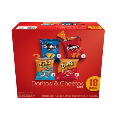 Frito-Lay Doritos & Cheetos Variety Pack Box 18ct