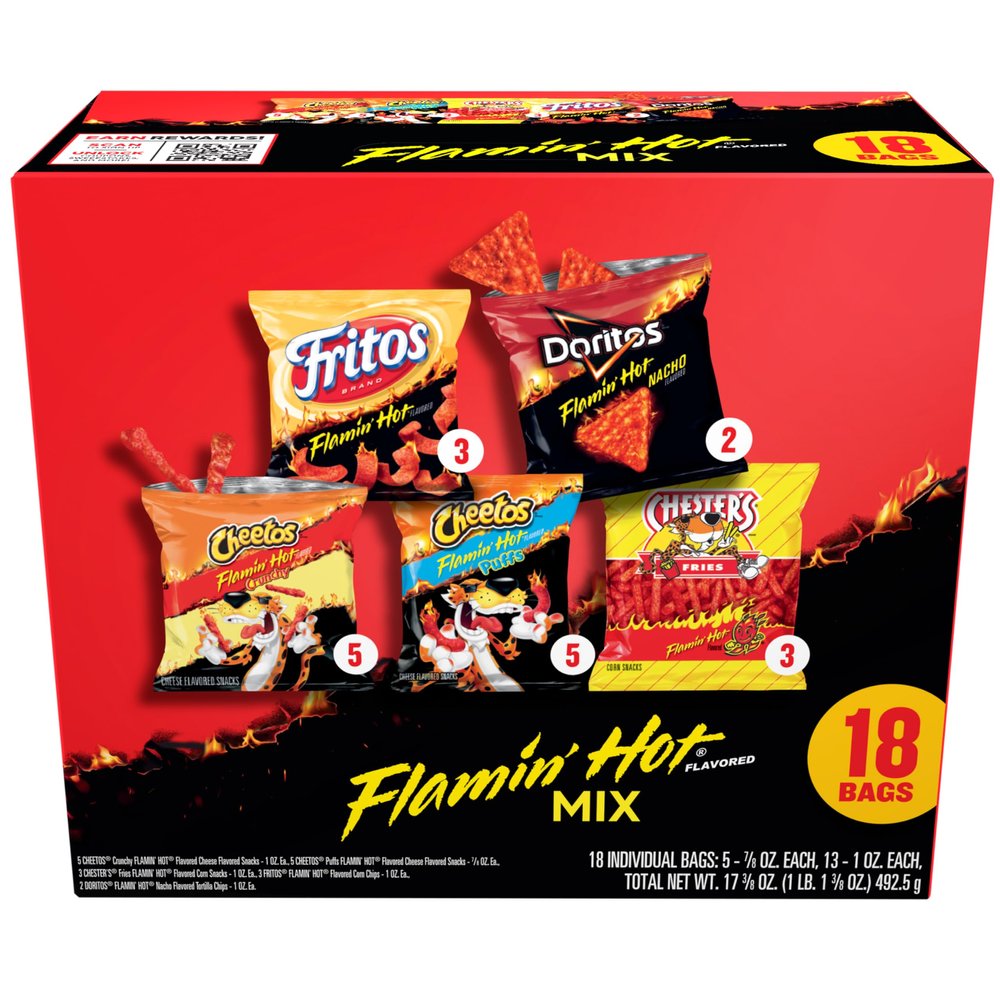 Frito Lay, Flamin Hot Mix, 17.38 Ounce