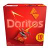 Frito-Lay Doritos Tortilla Chips Nacho Cheese Bags, 1 Oz, 10 Ct view 1