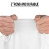 Ultrasac 8 Gallon 0.9 MIL White Drawstring Garbage Trash Bags - 20" x 29" - Pack of 45 - For Bathroom, Bedroom, Office, & Kitchen view 3