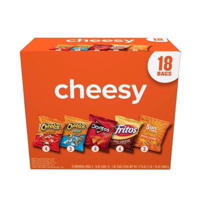 Frito-Lay Cheesy Mix Variety Box 18ct