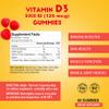 ALFA VITAMINS Vitamin D3 5000 IU Gummies, Immune Support & Calcium Absorption Supplement, 125 mcg per Gummy, Natural Strawberry Flavor, Supports Bone & Muscle Health, Non GMO, 60 Gummies view 4