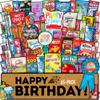 Birthday Care Package (65 Count) Snacks Cookies Chocolate Bar Chips Candy Party Variety Gift Box Pack Assortment Basket Bundle Mix Treat College Students Kids Teens view 1