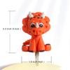3 Pcs Dinosaur Cake Toppers, Dinosaur Cupcake Toppers, 3D Dinosaur Dinosaur Theme Party Cartoon Animal Cake Decorations Supplies view 3